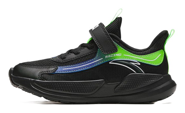 Antakids Abrasion Resistant Low Top Kids' Running Shoes Black Green 