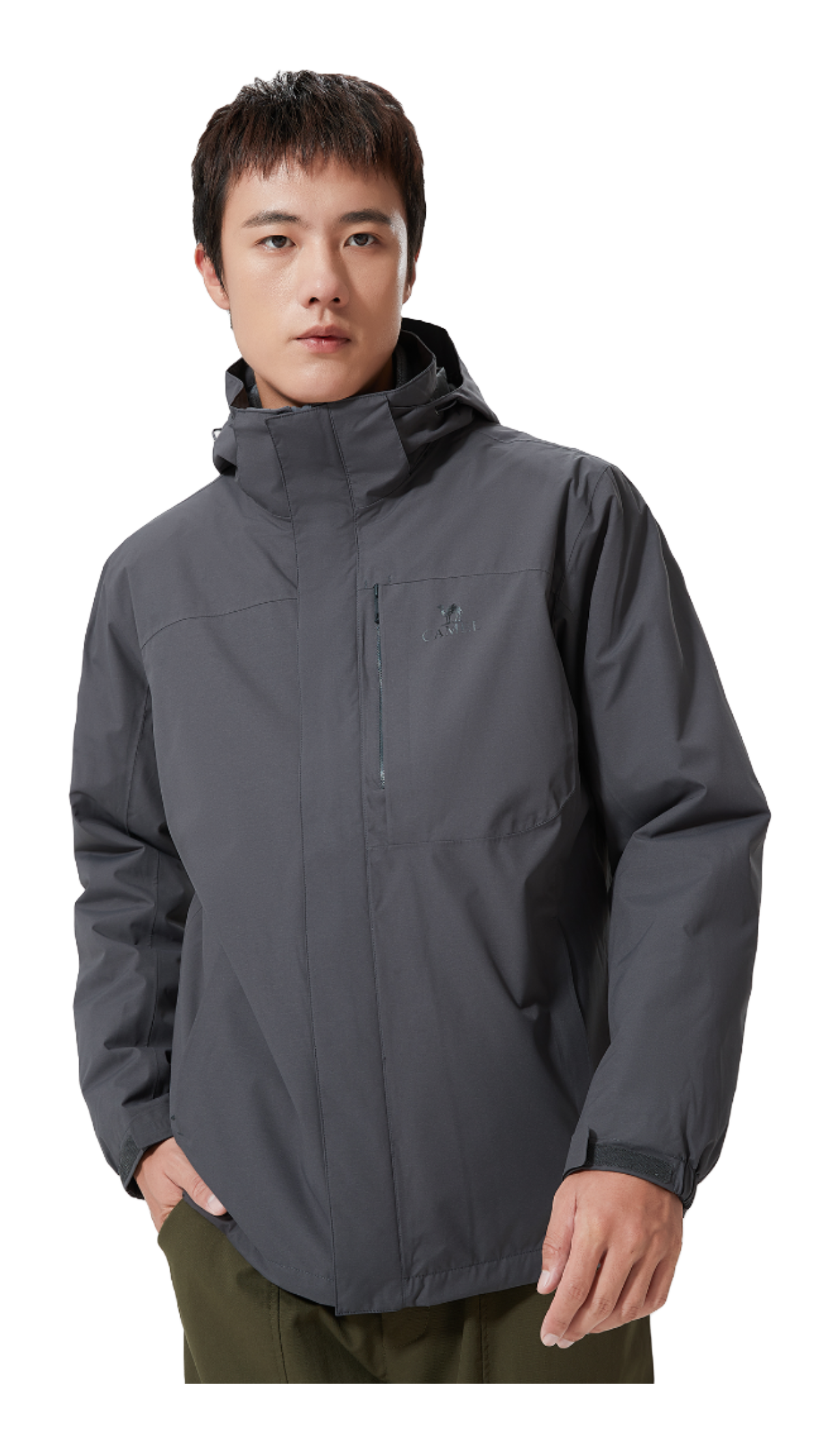 CAMEL All weather Windbreaker Jacket Mens  vjsneaker.com