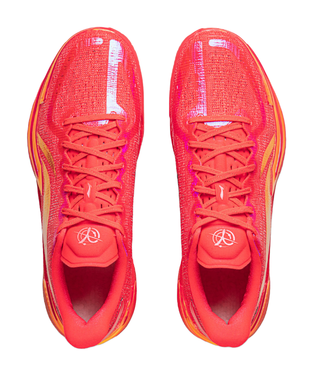 LiNing Gamma Cushioning Anti-Slip And Wear-Resistant Support Lightweight Rebound Low-Top Basketball Shoes Mens Red  VJSNEAKER