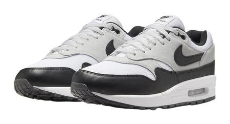 Nike Air Max 1 Essential White Pure Platinum Black  vjsneaker.com