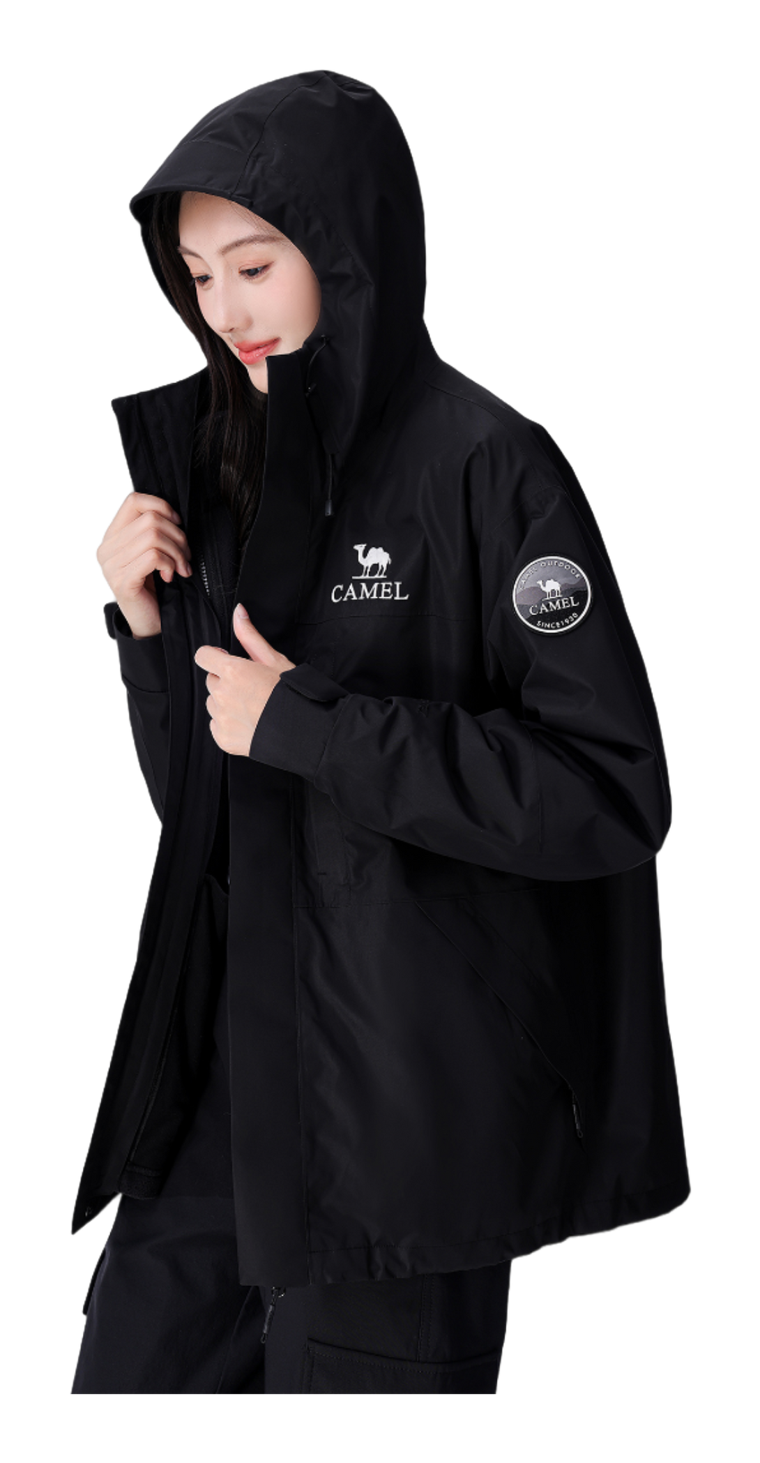 CAMEL Hiking Outdoor Adventure Windbreaker Jacket Unisex  VJSNEAKER