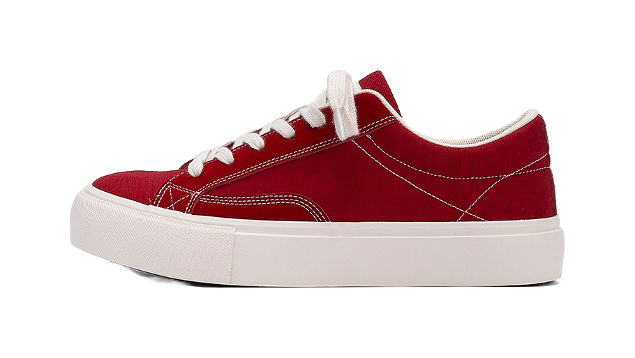 HUANQIU Men's Low-Top Skateboard Canvas Shoes - Height Increase Lightweight & Durable Design 