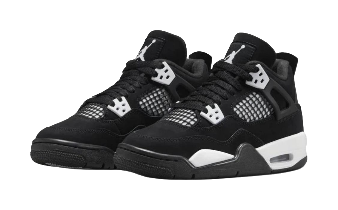 Jordan 4 Retro White Thunder GS  vjsneaker.com