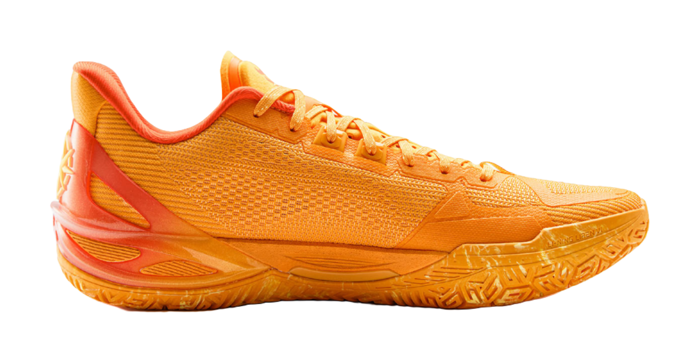 Li Ning Blade 6 V2 Low top All Around Performance Basketball Shoes Unisex Marigold Orange  vjsneaker.com