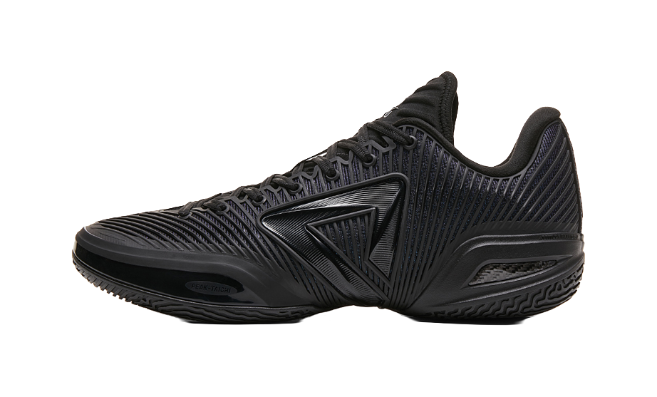 Peak State Extreme Wiggins 5th Generation Elite Player Professional Athletic Boots High Elastic Explosive Practical Sneakers Shock Absorbent, Anti slip, Wear resistant, Breathable, Rebound and Anti Twist Basketball Shoes Men's All Black