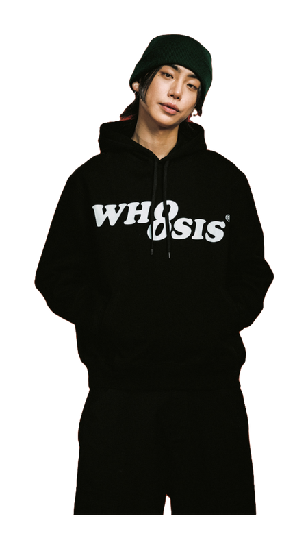 WHOOSIS Shining Color Phantom Logo Hoodie Casual Loose Versatile Letter Campus Warm Autumn/Winter Plus Velvet Hoodie Unisex  vjsneaker.com