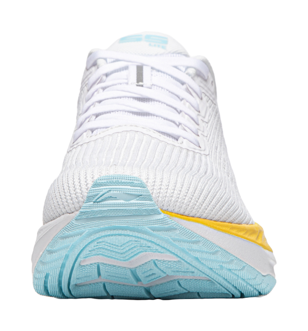 LiNing WuShi Lite 2.0 Cushioning Anti-Slip Wear-Resistant Breathability Low-Top Running Shoes Women's Standard White 