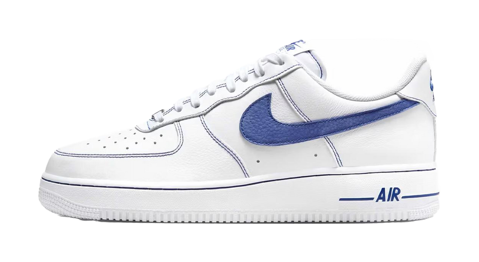 Nike Air Force 1 Low 07 LV8 White Deep Royal Blue  VJSNEAKER