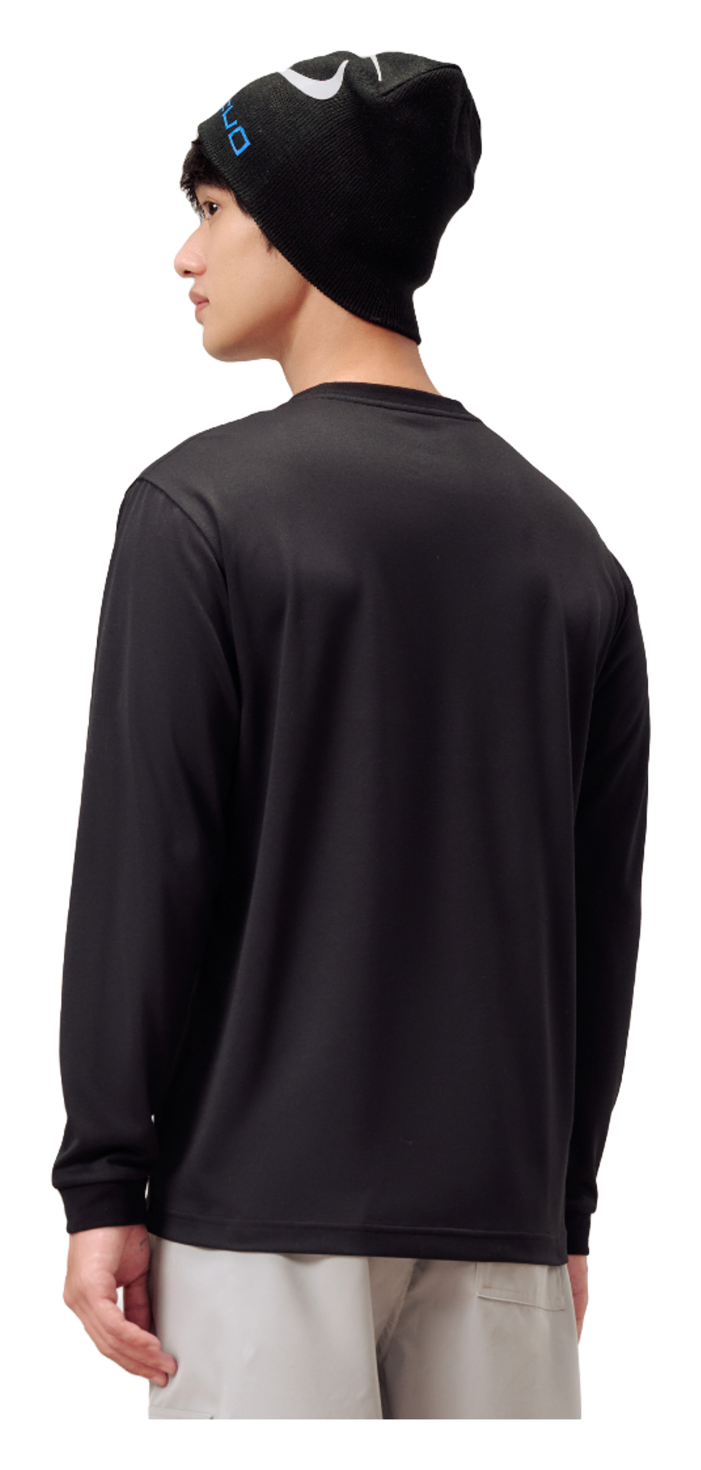 Boxi and PELLIOT outdoor quick drying Polartec power dry, sweat absorbing, breathable, quick drying, casual sports base, comfortable and versatile interior, autumn top, hoodie, round neck, couple's T-shirt, unisex  vjsneaker.com