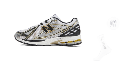 1906 New BalanceR Metallic Silver Metallic Gold  vjsneaker.com