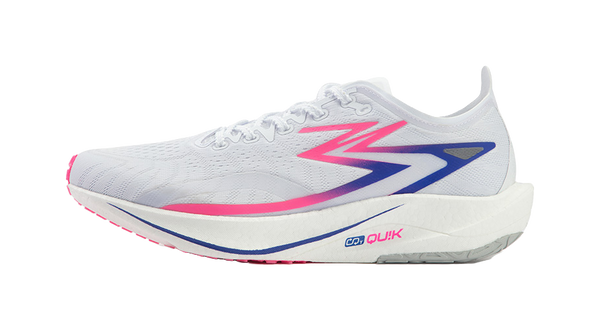361° Speed Team Cushioning, Wear Resistant Low top Running Shoes Men's White Pink 