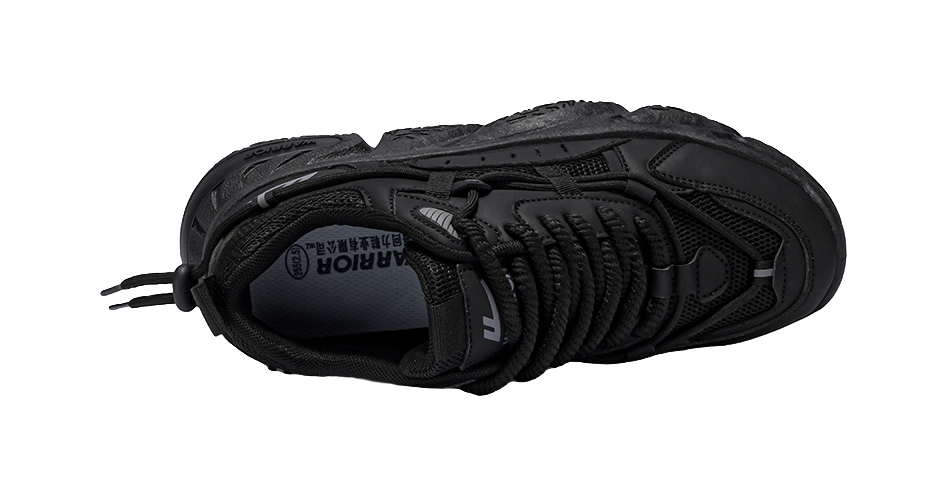 Warrior Warrior Anti-Slip Wear-Resistant Breathable Lightweight Height Increasing Warm Low-Top Chunky Sneakers Unisex 