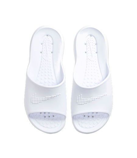 Nike Victori One Shower Slide Triple White Womens  vjsneaker.com