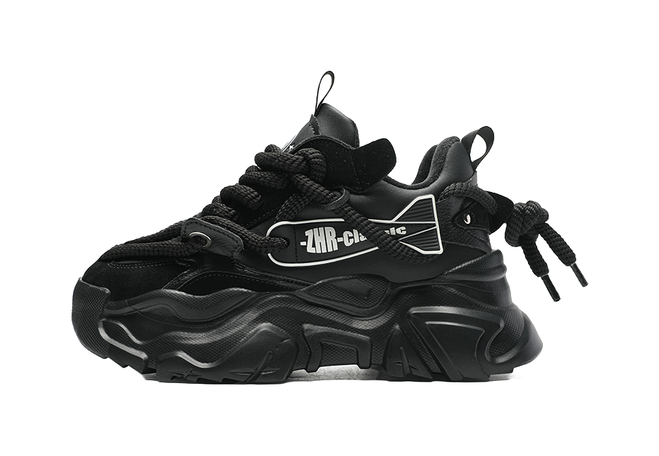 ZHR Flying Fish Model Breathable And Lightweight Low top Chunky Sneakers Unisex 