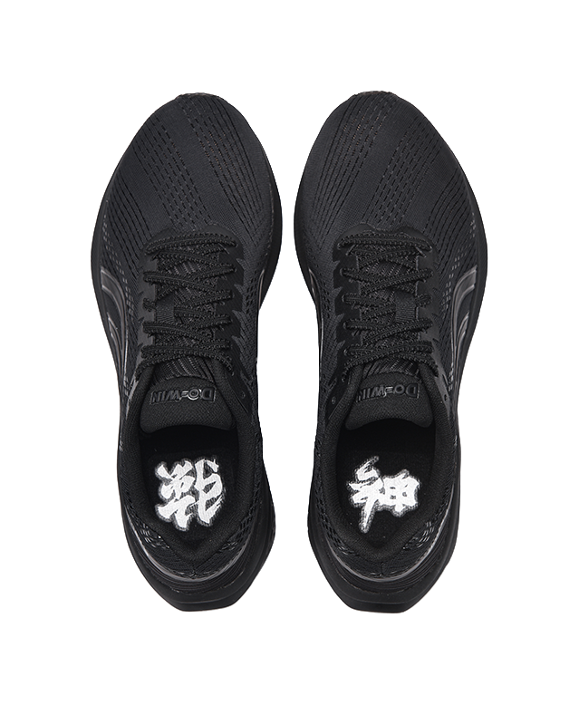 DO WIN Three Generations Of God Of War Running Shoes Unisex Low top Black 