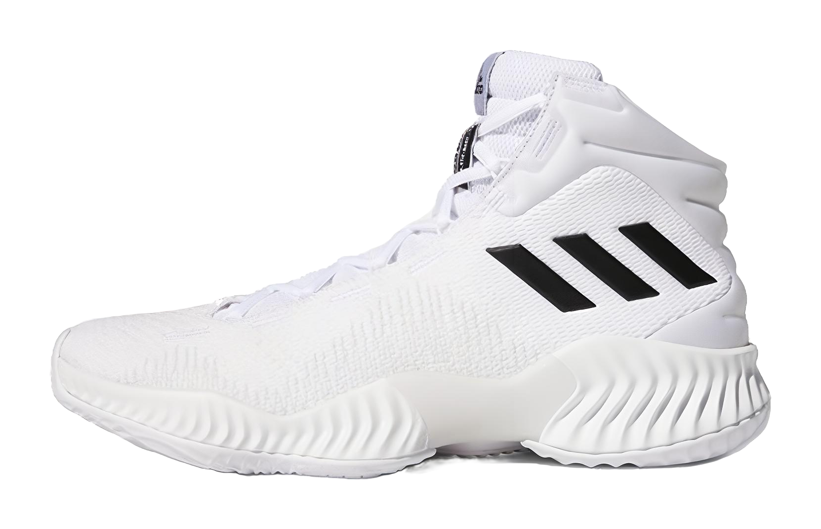 adidas Pro Bounce 2018 White Black  vjsneaker.com