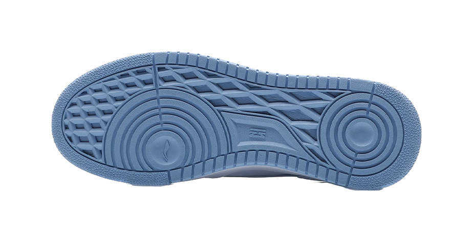 LiNing Haichuan Slip Resistant Cushioning Abrasion Resistant Lightweight Low top Skateboard Shoes Men's White Blue 