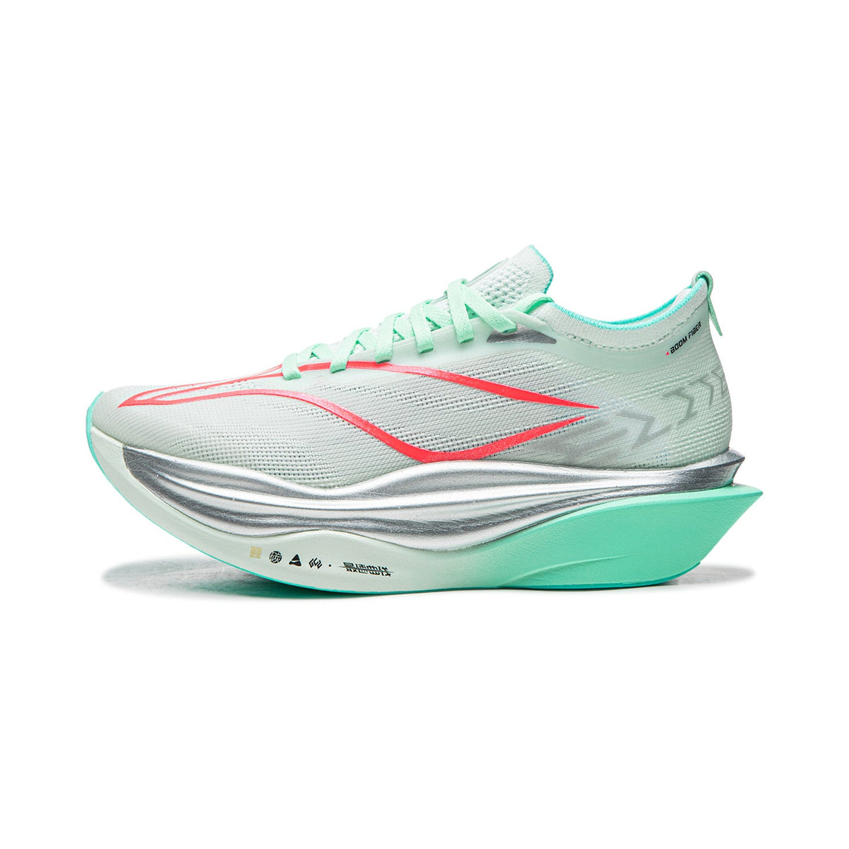 Li Ning Feidian 6 ELITE Cushioning Slip Resistant Abrasion Resistant Rebound Low top Carbon Plate Running Shoes Unisex Sha Binglan