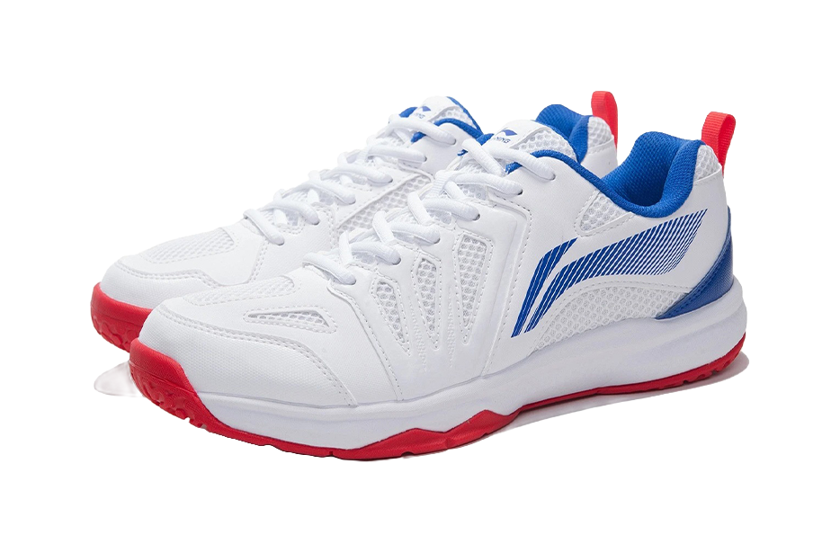 Li-Ning All-Around King Ace "White/Blue" AYTP011-13 - All-Around Badminton Shoe Unisex