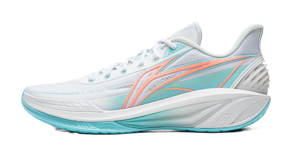 Li-Ning Light Speed 4 "Party" ABPW011-1 - Basketball Shoe Unisex White Blue Yellow