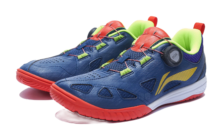 Li-Ning Mage ESS "Blue Purple Yellow" APTT001-5 - Table Tennis Shoe Unisex Blue Purple Yellow
