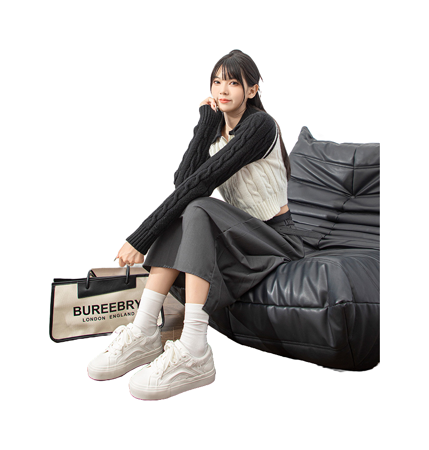 TUOPIN Pie Shoes Anti Slip And Wear Resistant Height Increasing Low top Skateboard Shoes Women's 