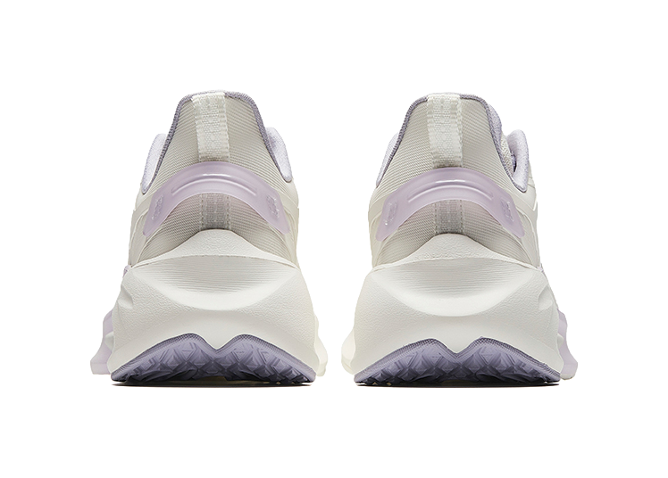 ANTA Stinger 5 Running Shoes Women's Low top Ivory White/Light Purple Gray 