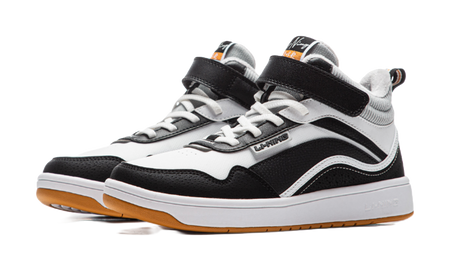 Li Ning YOUNG Sports Life Collection Synthetic Leather Trendy Slip Resistant Cushioning Rebound Thermal High top  VJSNEAKER