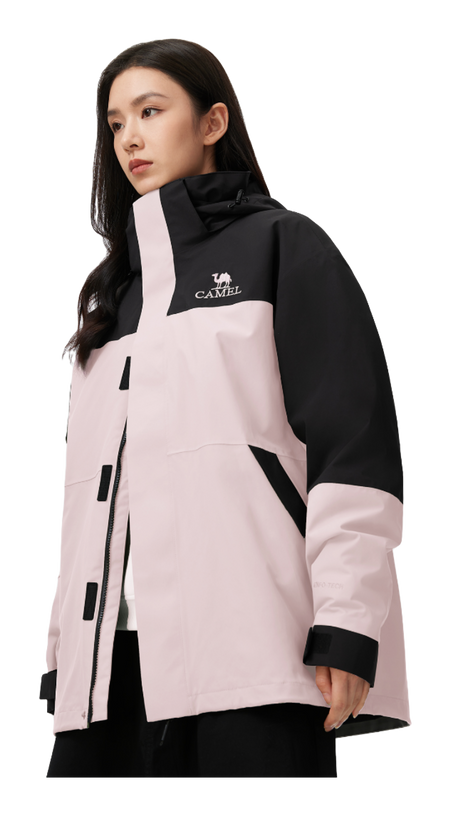 CAMEL Hiking Outdoor Adventure Waterproof, Windproof, Breathable, Abrasion Resistant, Thermal Windbreaker Jacket Unisex  vjsneaker.com
