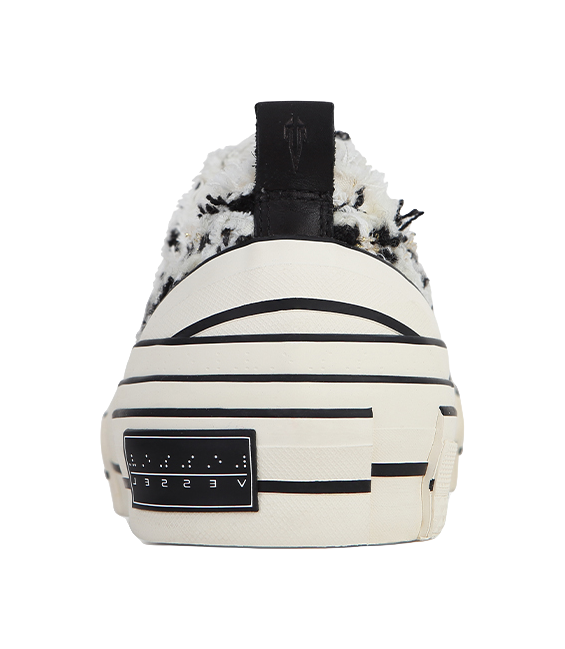 VESSEL Low top Canvas Shoes Unisex Black White 