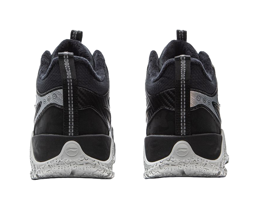 Li Ning Children's Peak V2 Velvet Shoes Autumn and Winter Mid to Large Children's Youth Cotton Shoes Anti slip Sports Shoes Children's Outdoor Shoes  VJSNEAKER