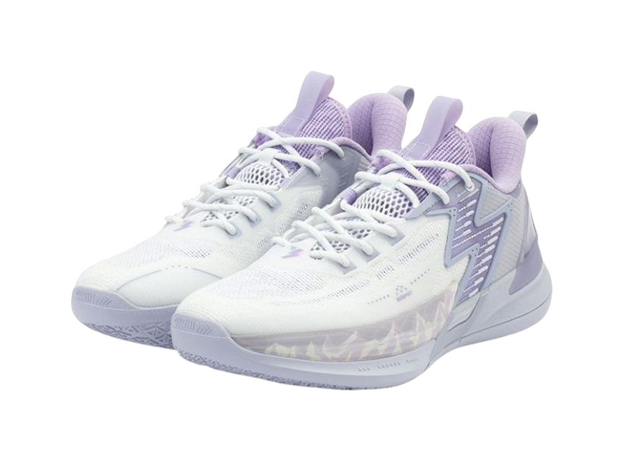 361° Big3 4.0 SWITCH Snow Mountains Comfortable Slip Resistant Abrasion Resistant Low top Basketball Shoes Mens Purple  vjsneaker.com