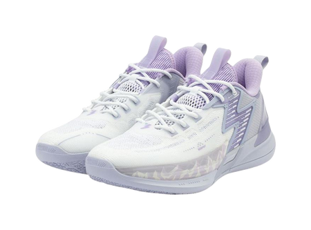 361° Big3 4.0 SWITCH Snow Mountains Comfortable Slip Resistant Abrasion Resistant Low top Basketball Shoes Mens Purple  vjsneaker.com