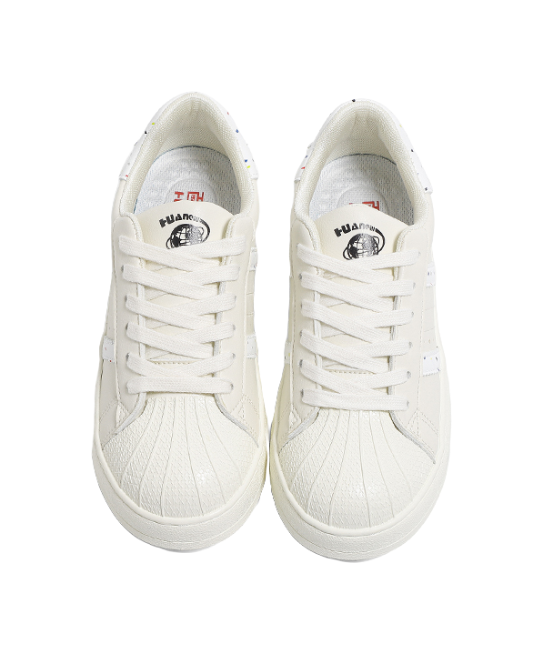 HUANQIU Abrasion Resistant Lightweight Slip Resistant Low top Skateboard Shoes Women's 