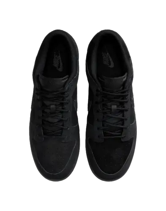 Nike Dunk Abrasion Resistant Low top Skateboard Shoes Unisex Black  vjsneaker.com