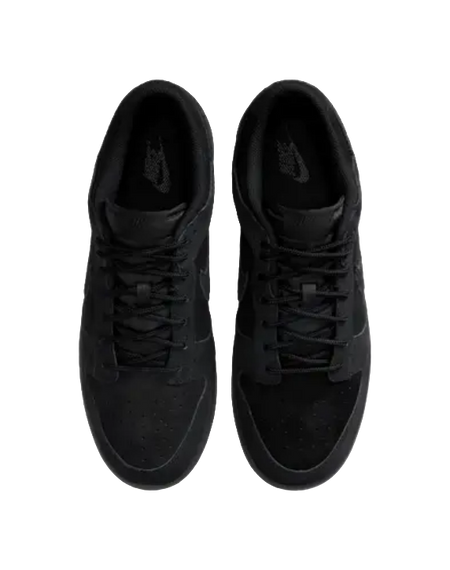 Nike Dunk Abrasion Resistant Low top Skateboard Shoes Unisex Black  vjsneaker.com
