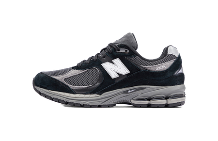 New Balance 2002R Black Dark Grey White  vjsneaker.com