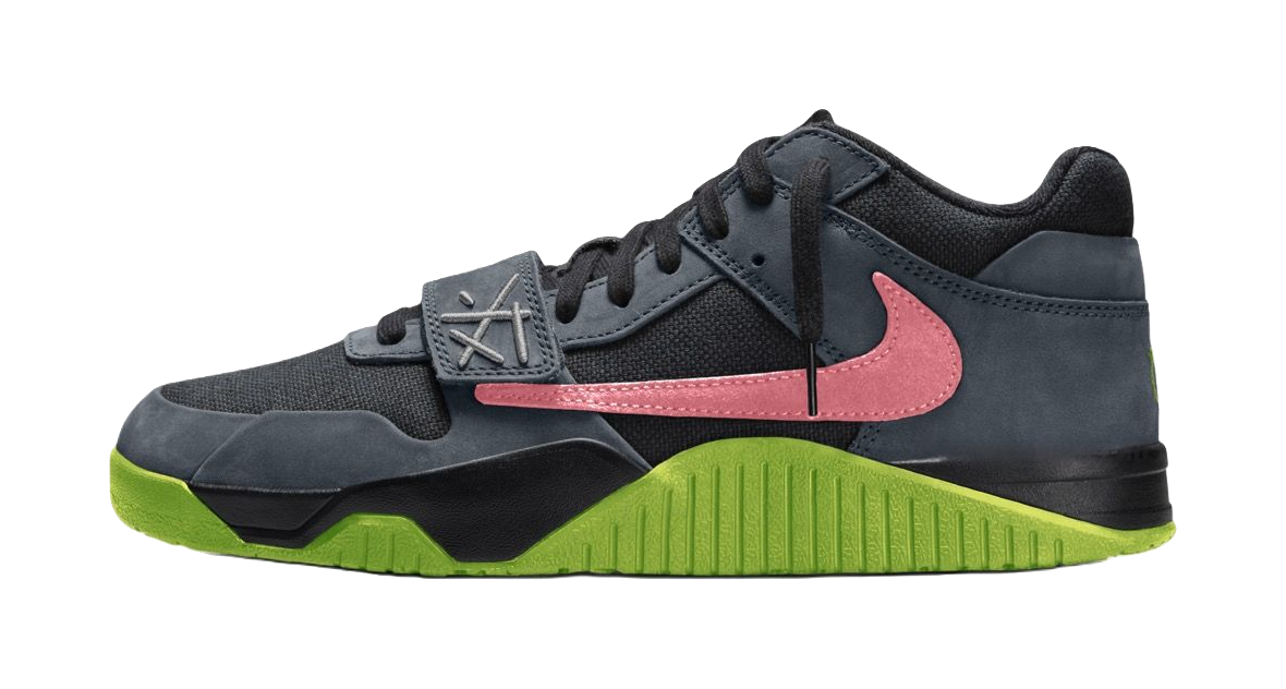 JORDAN Jumpman Jack Tr Travis Scott X Chase B Black Night Silver  vjsneaker.com