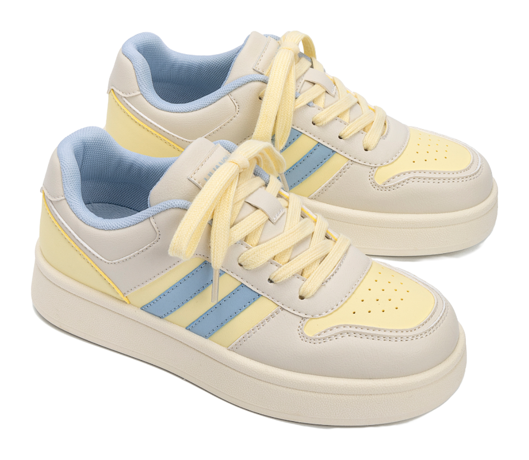 HUANQIU Coverage Slip Resistant Lightweight Height Increasing Low top Skateboard Shoes Women's 