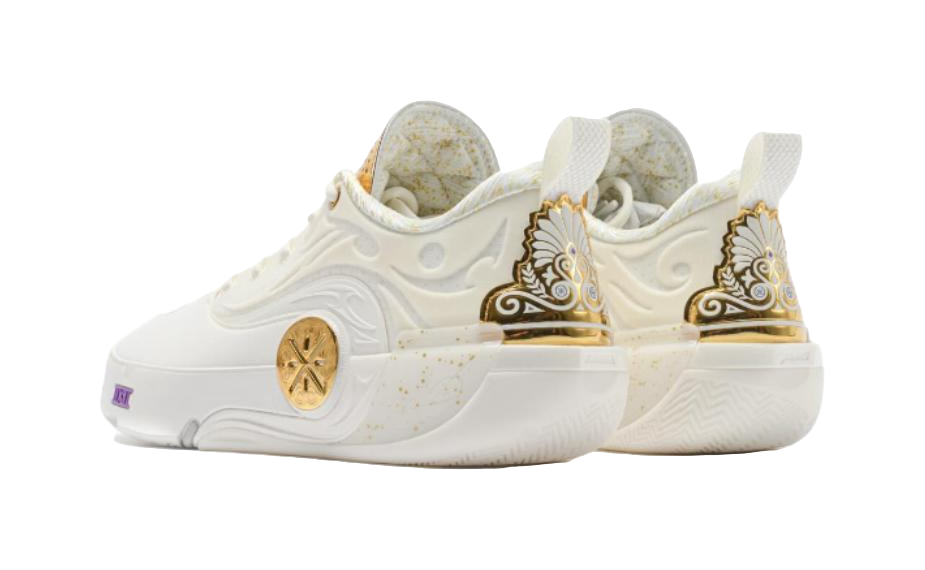 Li-Ning Way of Wade 12 "Golden Series" ABAV085-22 - Dwyane Wade Basketball Shoe Unisex White Gold