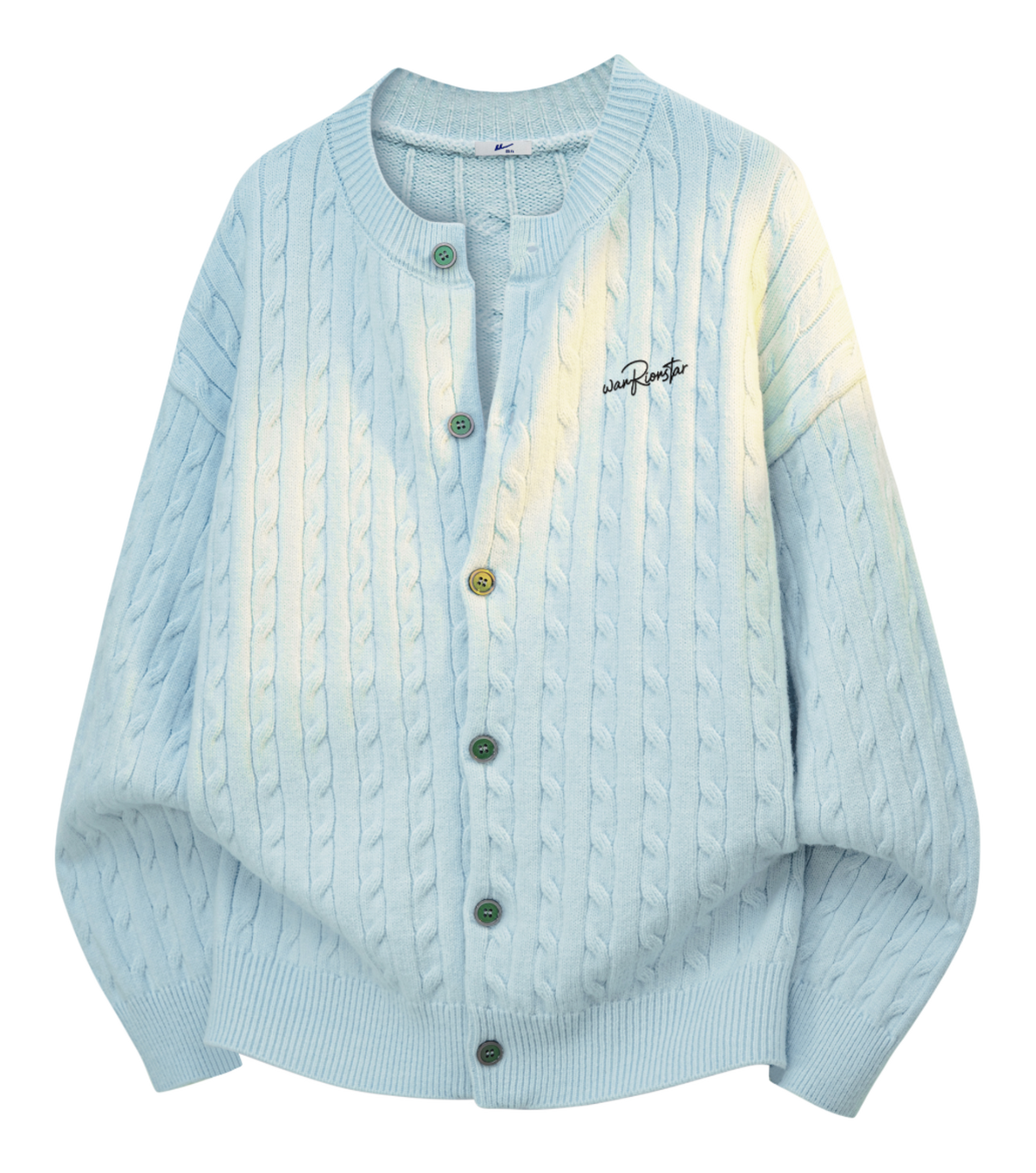 Warrior Power Simple Retro Cleanfit American Zipper Cardigan Basic Edition Warm, Soft, Comfortable Skin friendly Non stick Embroidered Sweater Knitted Sweater Unisex  vjsneaker.com