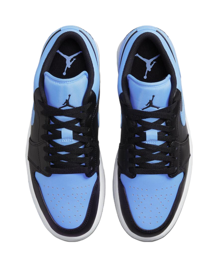 Jordan 1 Low Black University Blue  vjsneaker.com