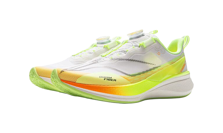 LINING YOUNG Red Hare 8 PRO Anti Slip Wear Resistant Low Top Kids' Running Shoes White Yellow 