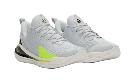 Under Armour Leather, Suede Slip Resistant Abrasion Resistant Low top Childrens Basketball Shoes Gray Unisex  vjsneaker.com