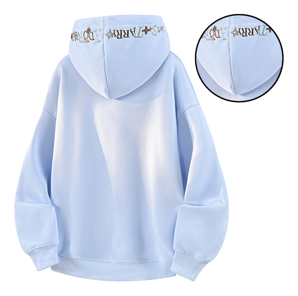 Warrior Warrior American Basic Retro Fun Embroidered Letter Logo Loose Casual Trend Versatile Windproof College Style Sports Couple Hooded Long Sleeve Thick Velvet Hoodie for Men and Women  vjsneaker.com