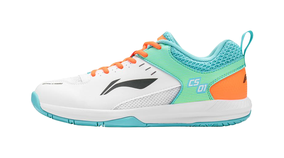 Li-Ning Light Feather Rocket 1.0 "White Green" AYTS034-1 - Badminton Shoe Unisex