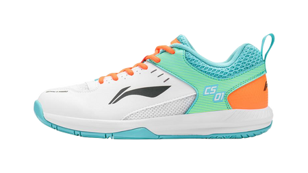Li-Ning Light Feather Rocket 1.0 "White Green" AYTS034-1 - Badminton Shoe Unisex