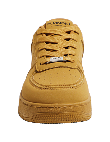 HUANQIU Slip Resistant, Abrasion Resistant, Lightweight, Breathable, Height Increasing Low top Skateboard Shoes Unisex  vjsneaker.com