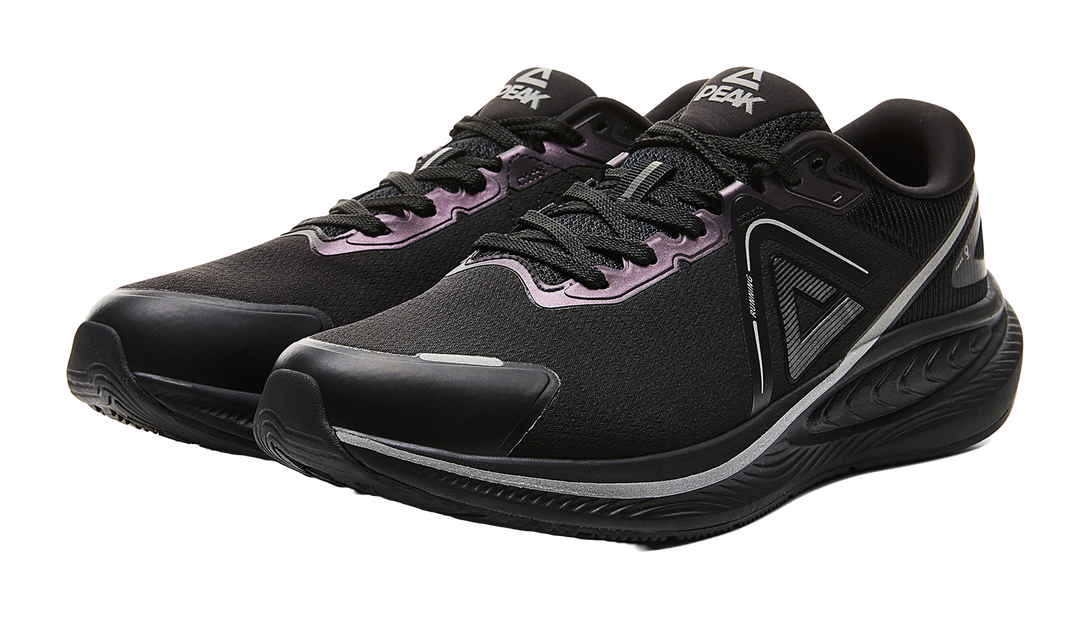 PEAK Taichi Windrunner Running Shoes Men's Low top All Black 