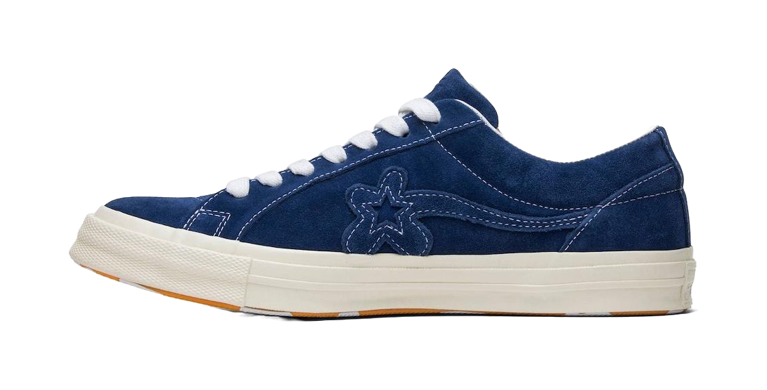 One Star Golf Le Fleur x One Star Converse Ox Mono Blue  vjsneaker.com